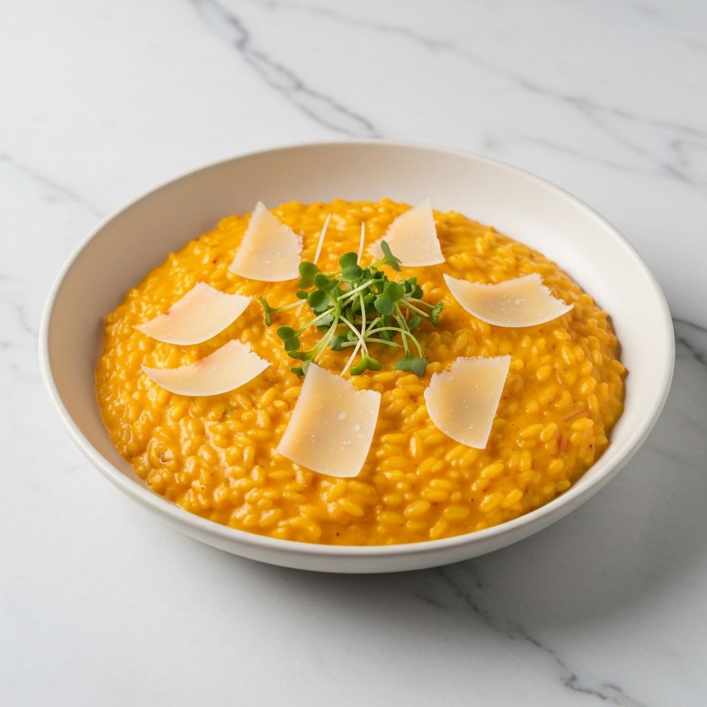 Risotto de Açafrão e Parmesão